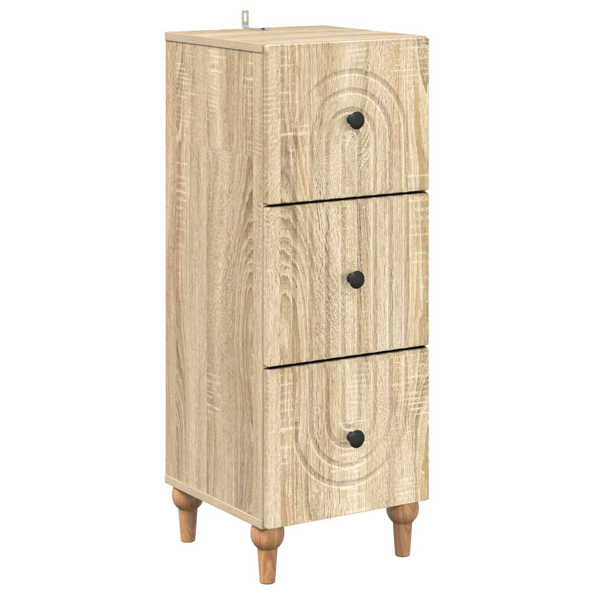 vidaXL Ladekast Wit 33 x 34,5 x 90 cm Bewerkt hout