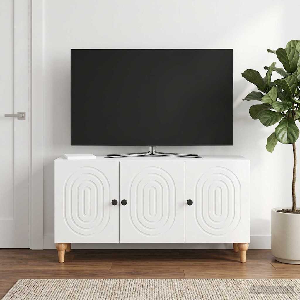 vidaXL TV Kast Wit 99 x 34,5 x 50 cm Bewerkt hout