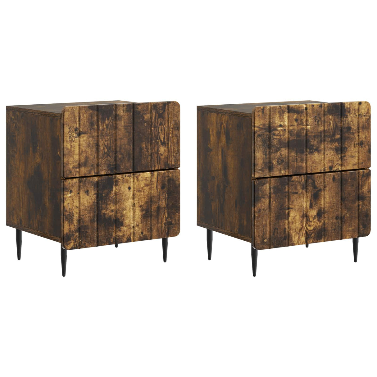 vidaXL Nachtkastje met lade Wit 43 x 34,5 x 49,5 cm Bewerkt hout