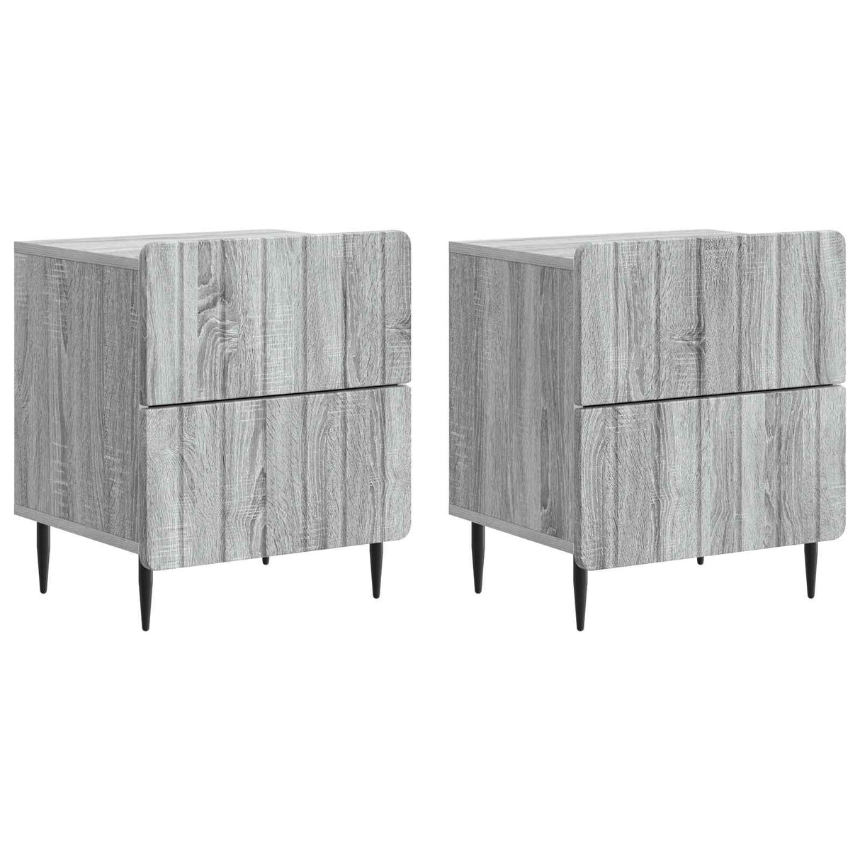 vidaXL Nachtkastje met lade Wit 43 x 34,5 x 49,5 cm Bewerkt hout