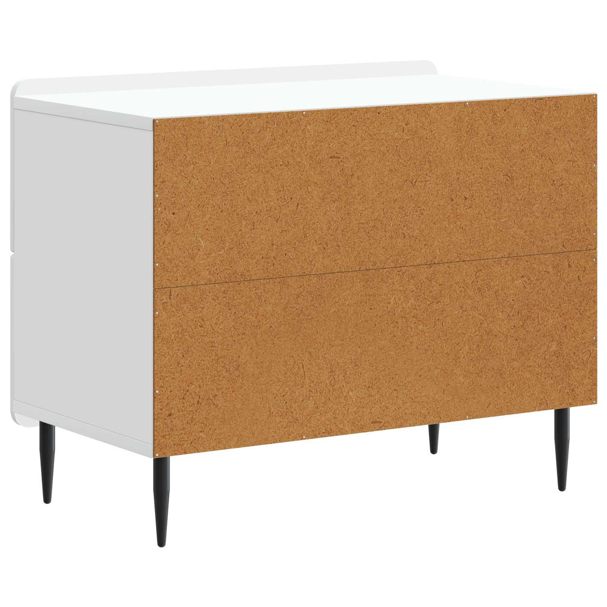 vidaXL Nachtkastje met lade Wit 62 x 34,5 x 49,5 cm Bewerkt hout