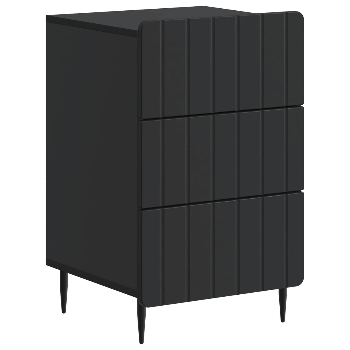 vidaXL Nachtkastje met lade Wit 43x 41 x 68 cm Bewerkt hout