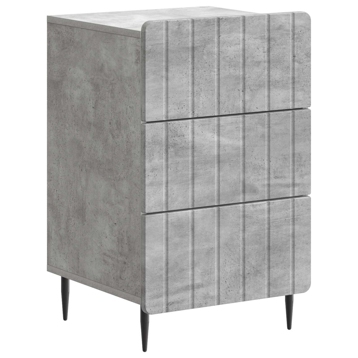vidaXL Nachtkastje met lade Wit 43x 41 x 68 cm Bewerkt hout