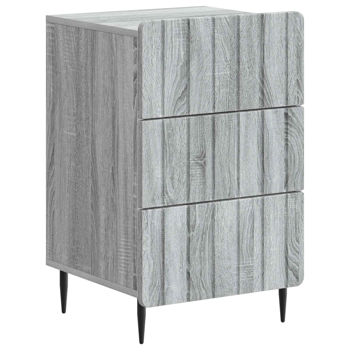 vidaXL Nachtkastje met lade Wit 43x 41 x 68 cm Bewerkt hout