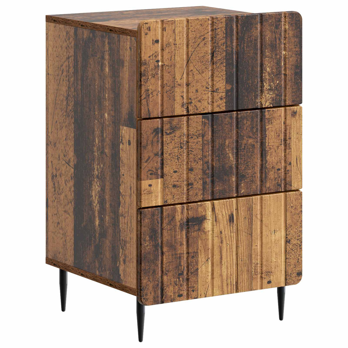 vidaXL Nachtkastje met lade Wit 43x 41 x 68 cm Bewerkt hout