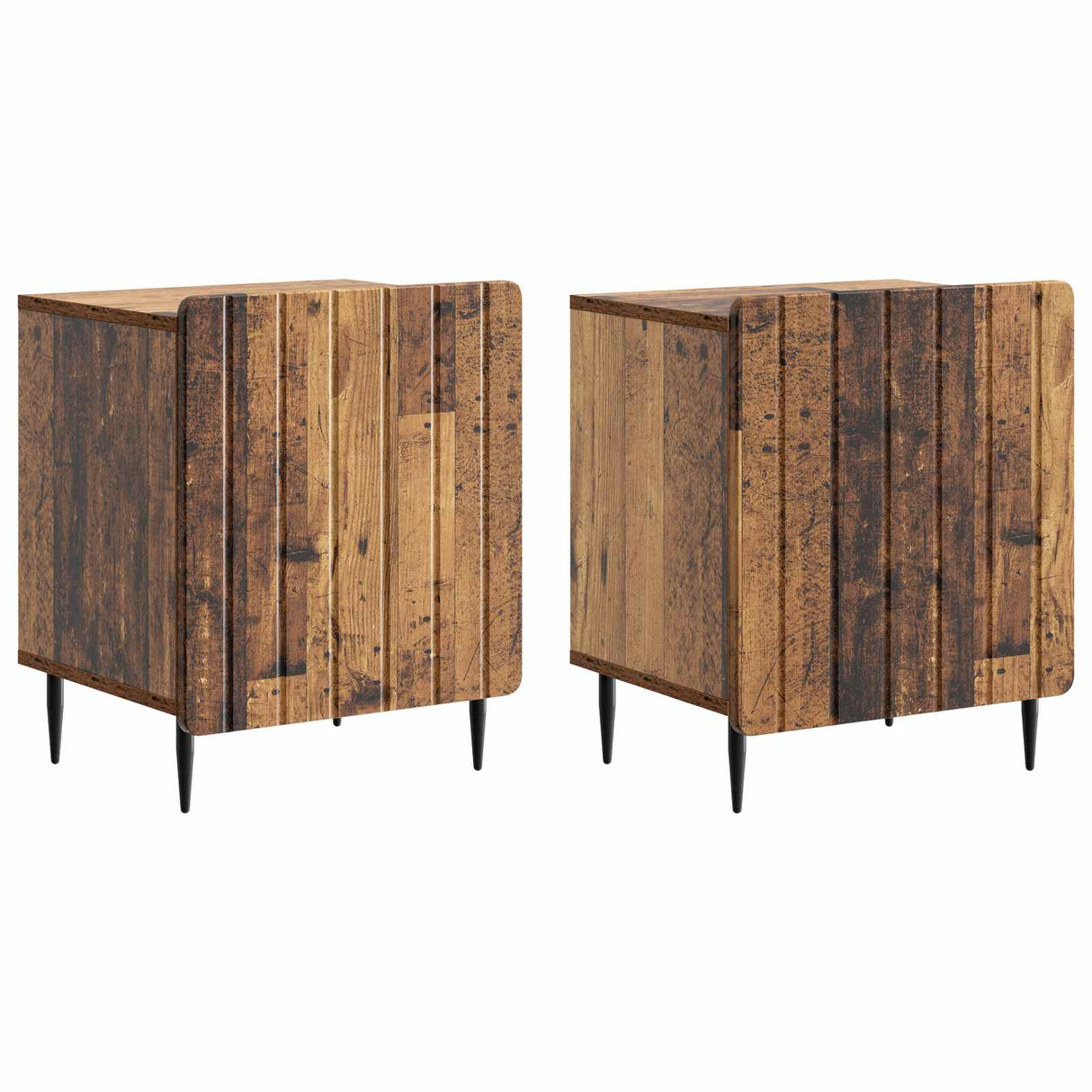 vidaXL Nachtkastje Wit 43 x 34,5 x 52 cm Bewerkt hout