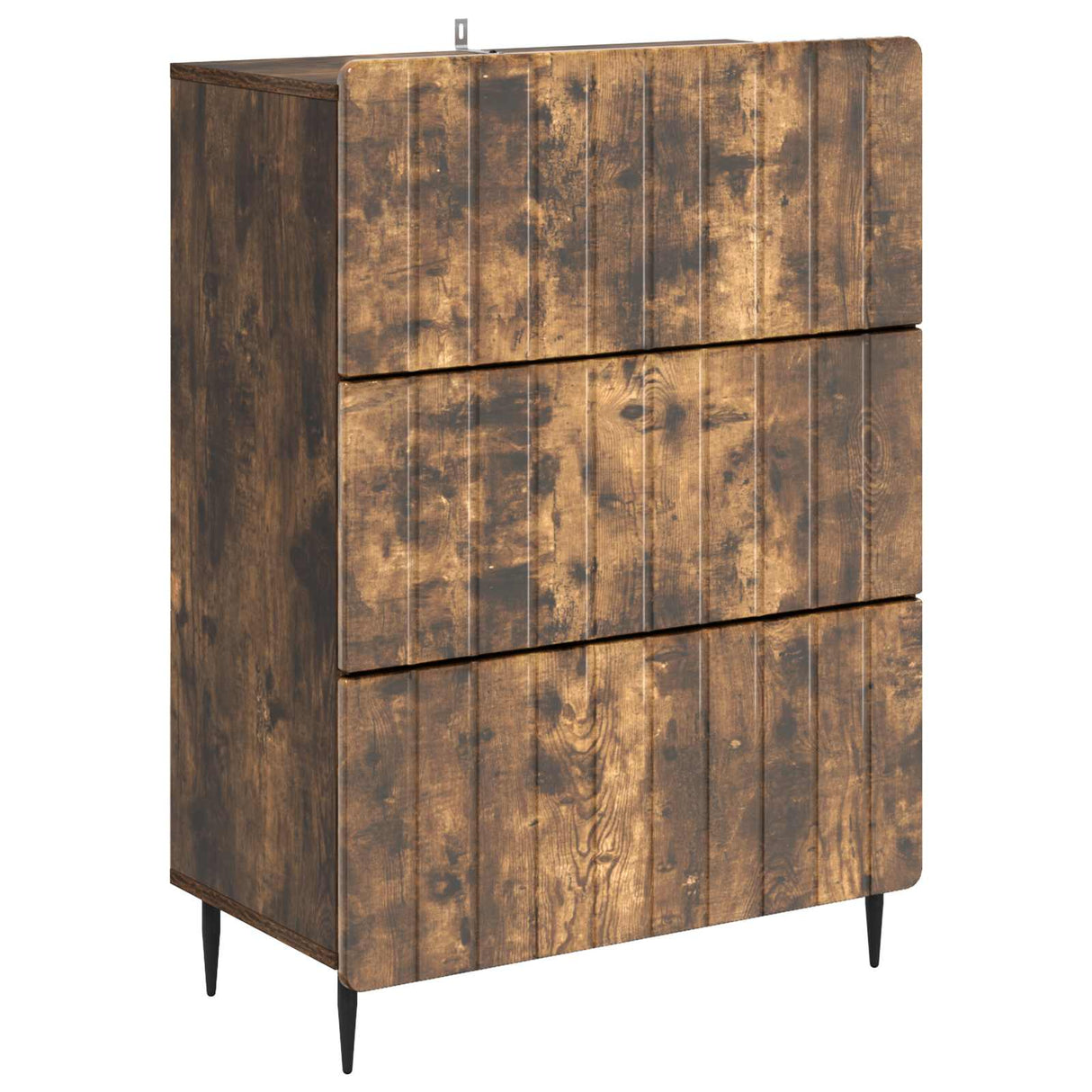 vidaXL Ladekast Wit 66 x 34,5 x 92 cm Bewerkt hout