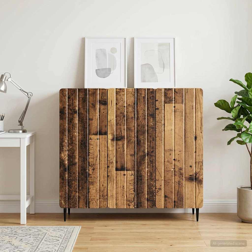 vidaXL Dressoir Wit 89 x 34,5 x 82 cm Bewerkt hout