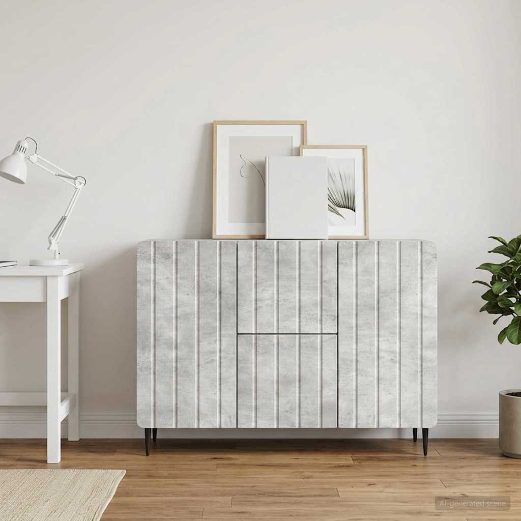 vidaXL Dressoir met lade Wit 89 x 34,5 x 62 cm Bewerkt hout