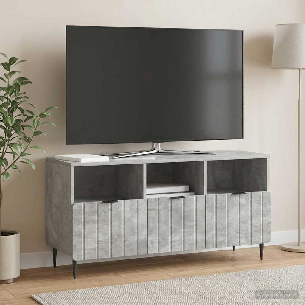 vidaXL TV Cabinet with Drawer White 102 x 34.5 x 50 cm Engineered Wood