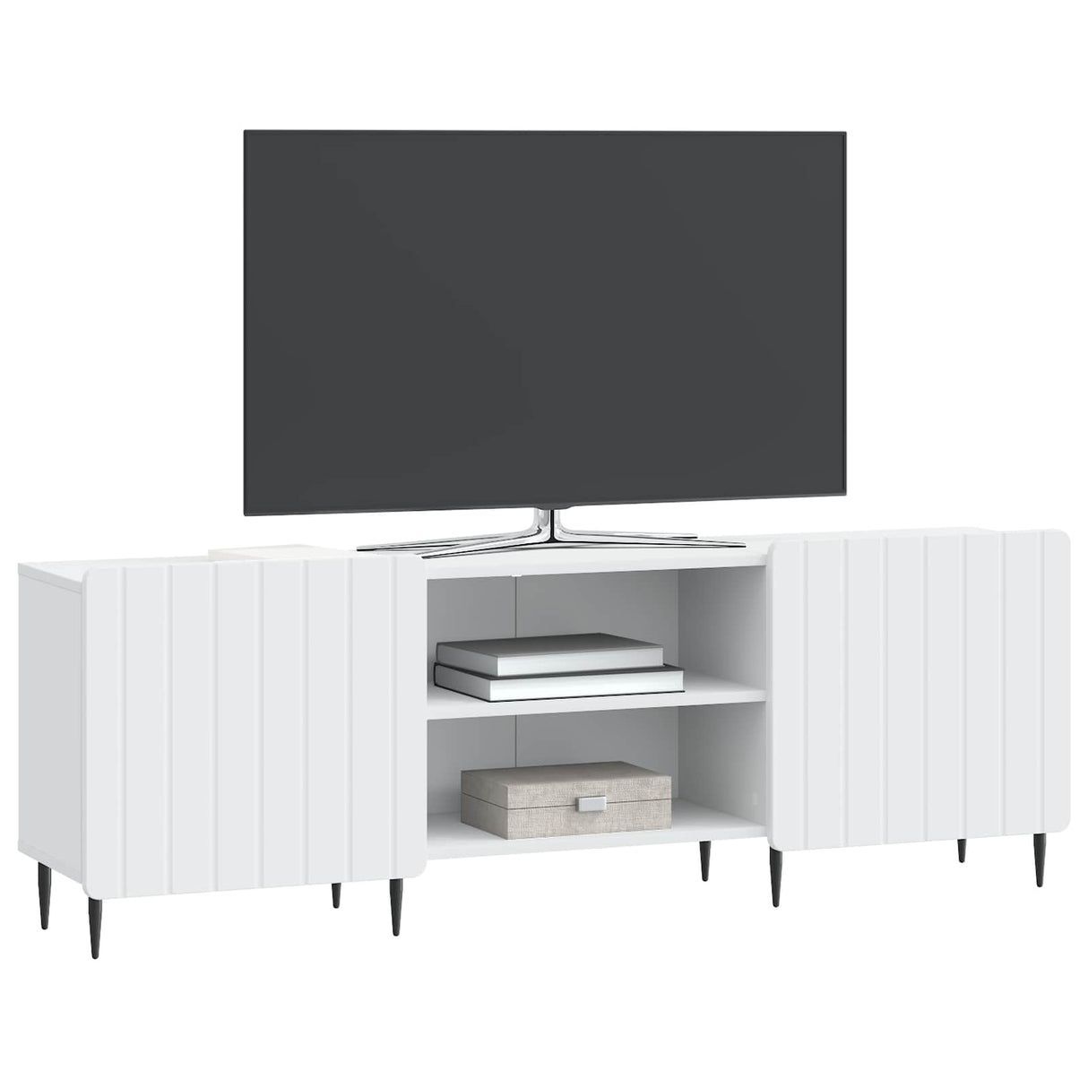 vidaXL TV Cabinet White 150x31x52 cm Engineered Wood