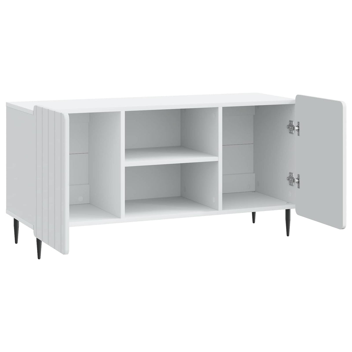 vidaXL TV Kast Wit 102 x 34,5 x 52 cm Bewerkt hout