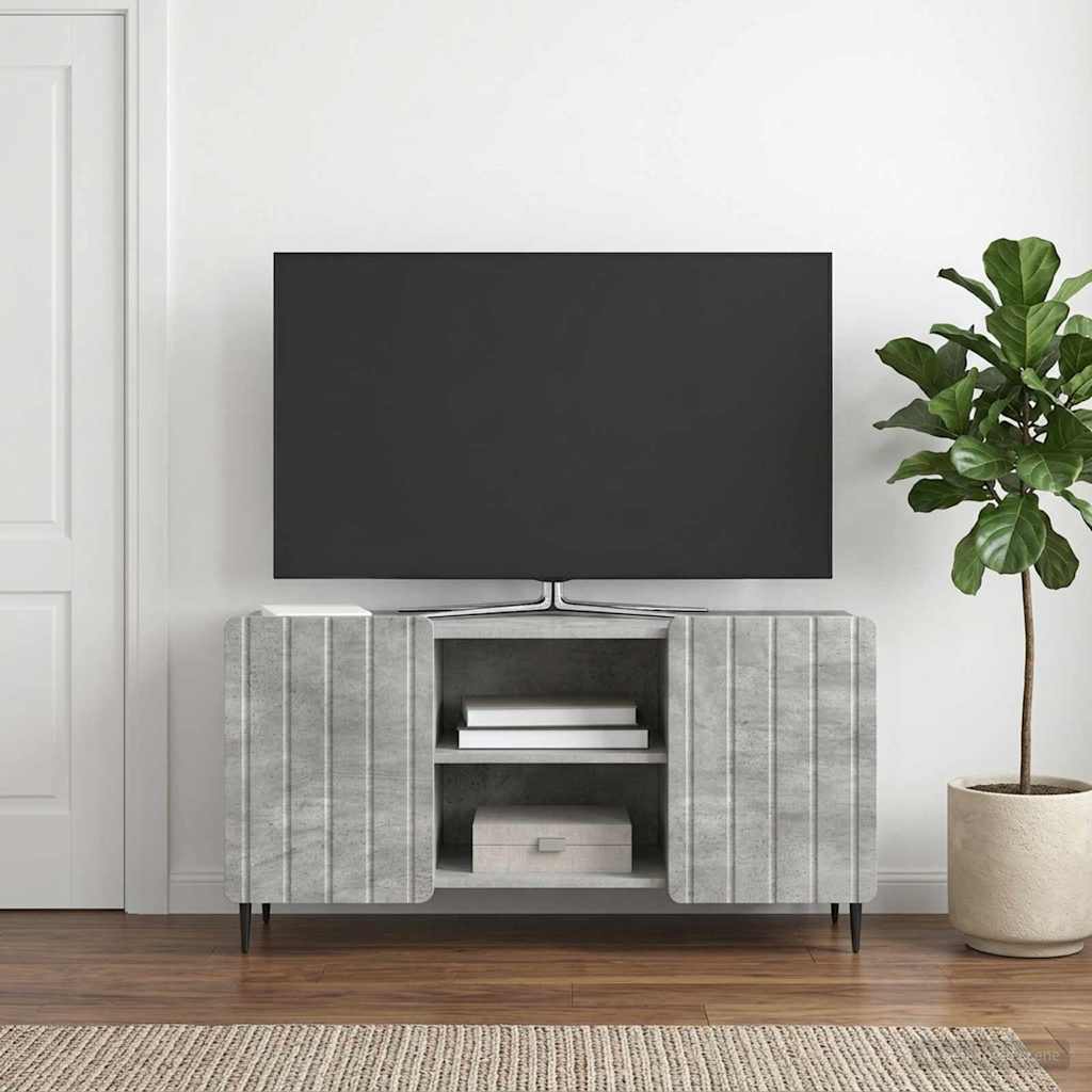 vidaXL TV Kast Wit 102 x 34,5 x 52 cm Bewerkt hout