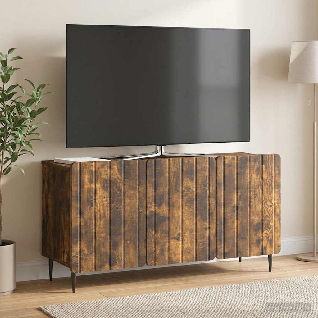 vidaXL TV Kast Wit 99 x 34,5 x 52 cm Bewerkt hout