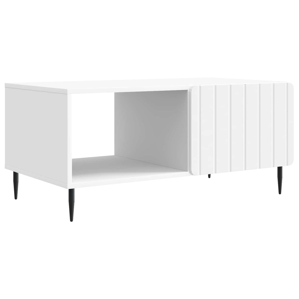 vidaXL Salontafel Wit 90 x 50 x 40 cm Bewerkt hout