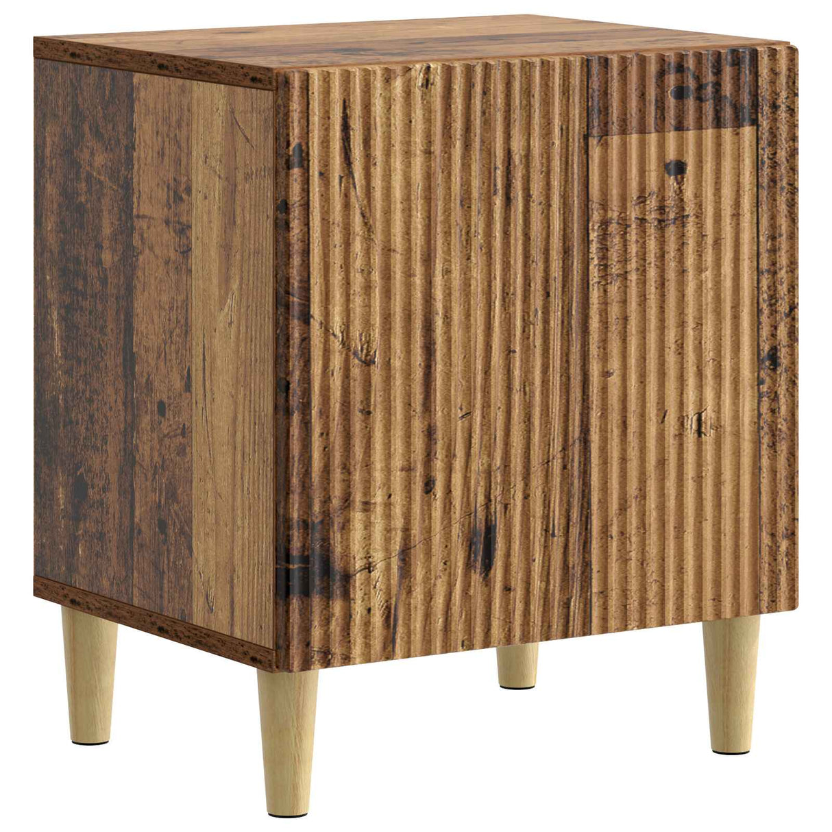 vidaXL Nachtkastje 2 pcs Wit 43 x 34,5 x 50 cm Bewerkt hout
