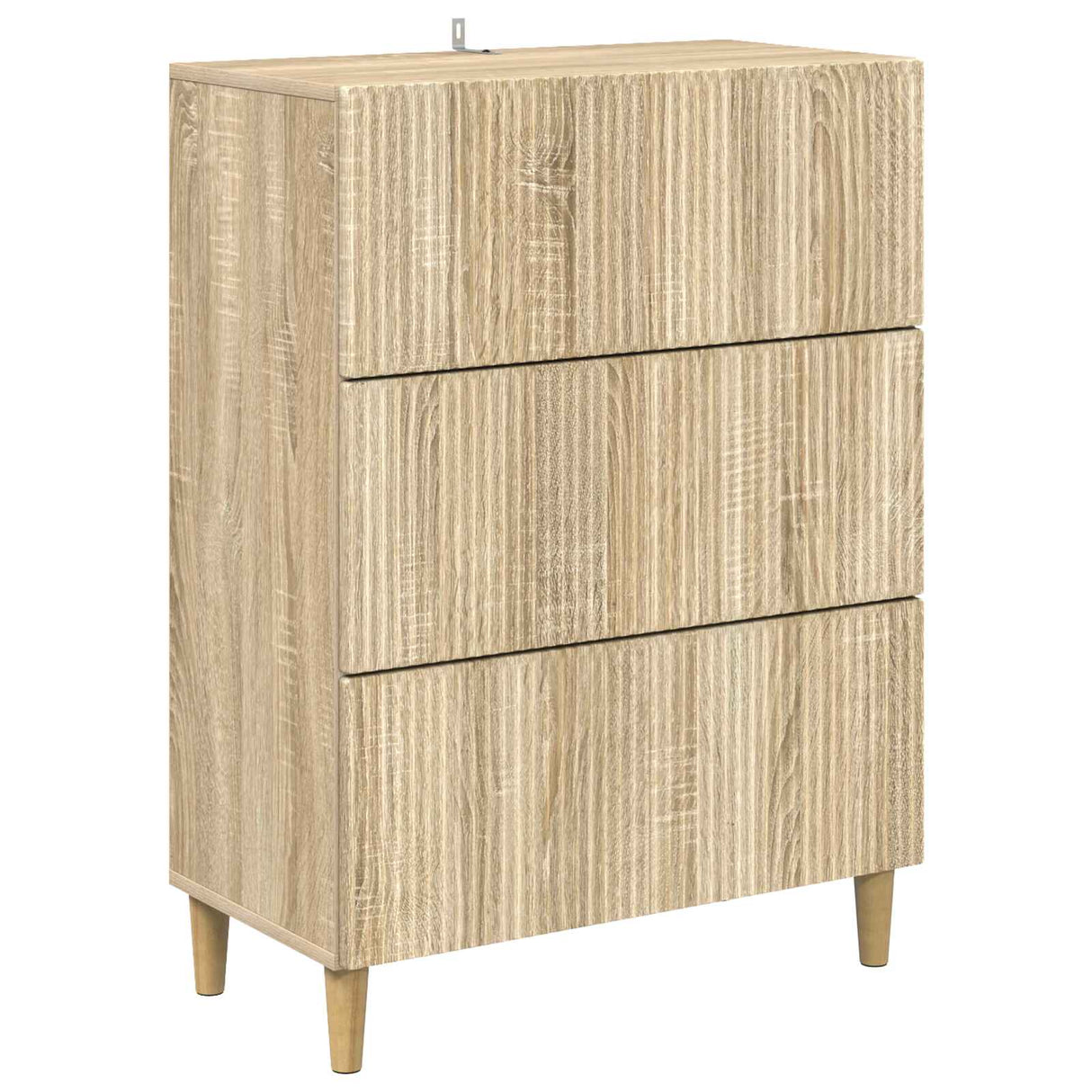vidaXL Ladekast Wit 66 x 34,5 x 90 cm Bewerkt hout