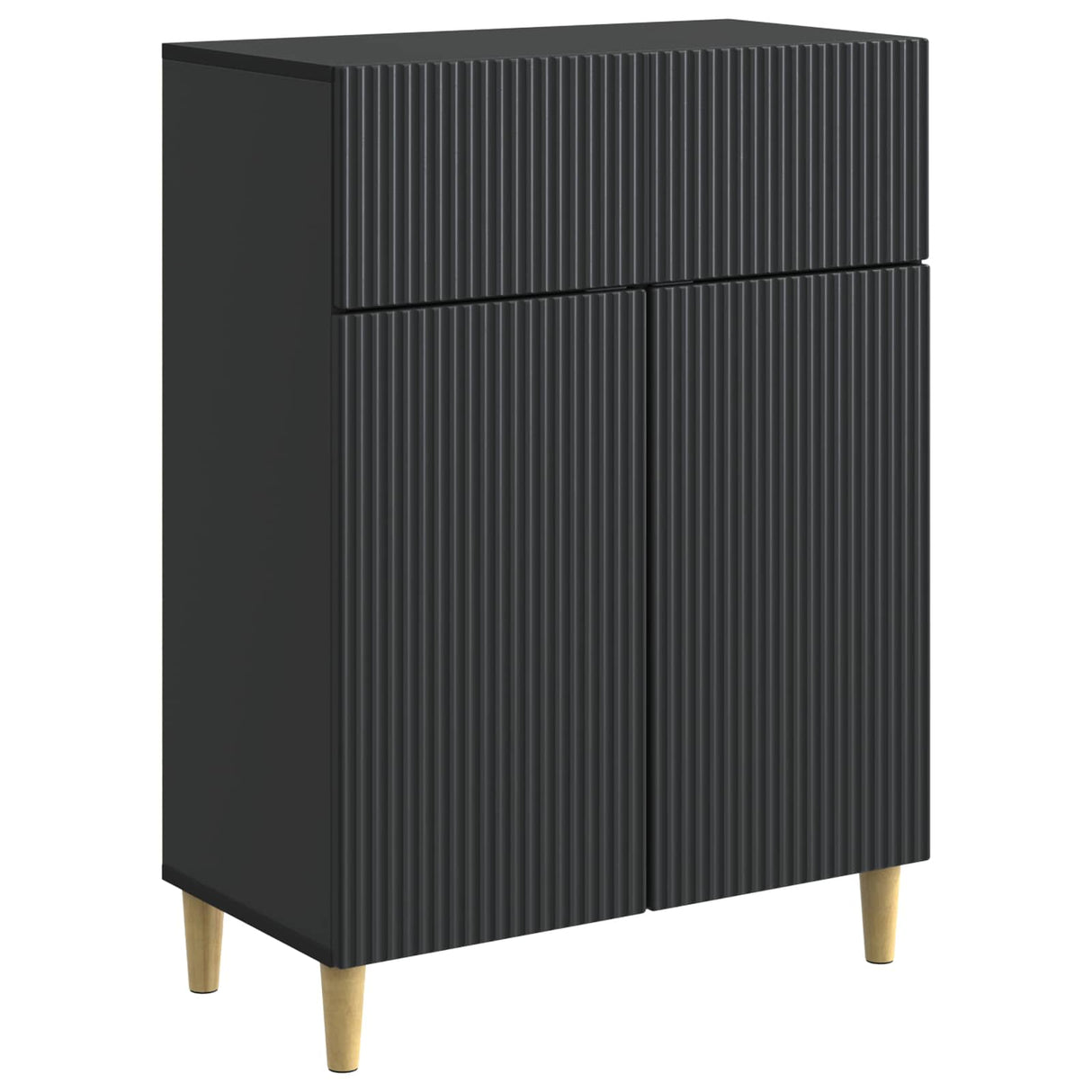 vidaXL Chest of Drawers with Drawer White 66 x 34.5 x 90 cm Engineered Wood