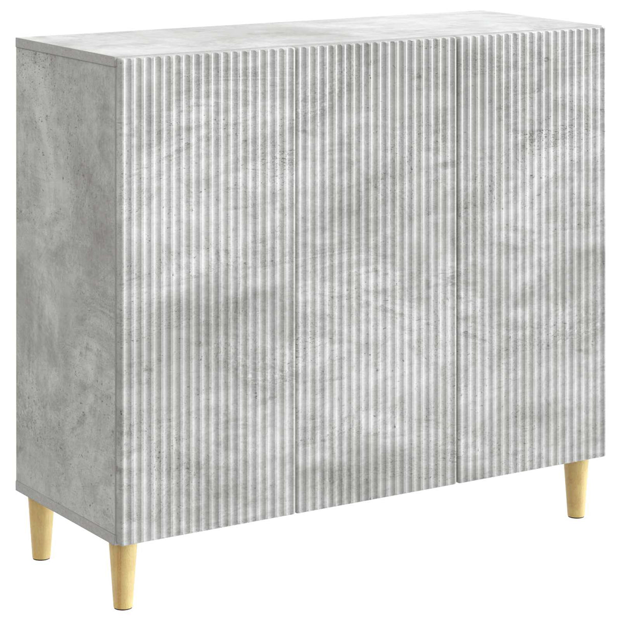 vidaXL Dressoir Sonoma Eiken 89 x 34,5 x 80 cm Bewerkt hout