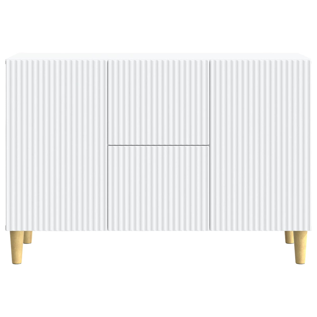 vidaXL Dressoir met lade Wit 89 x 34,5 x 60 cm Bewerkt hout
