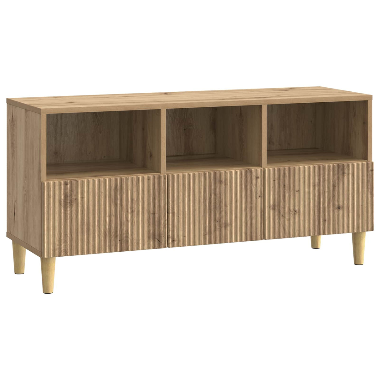 vidaXL TV Kast met lade Grijs sonoma 102 x 34,5 x 50 cm Bewerkt hout