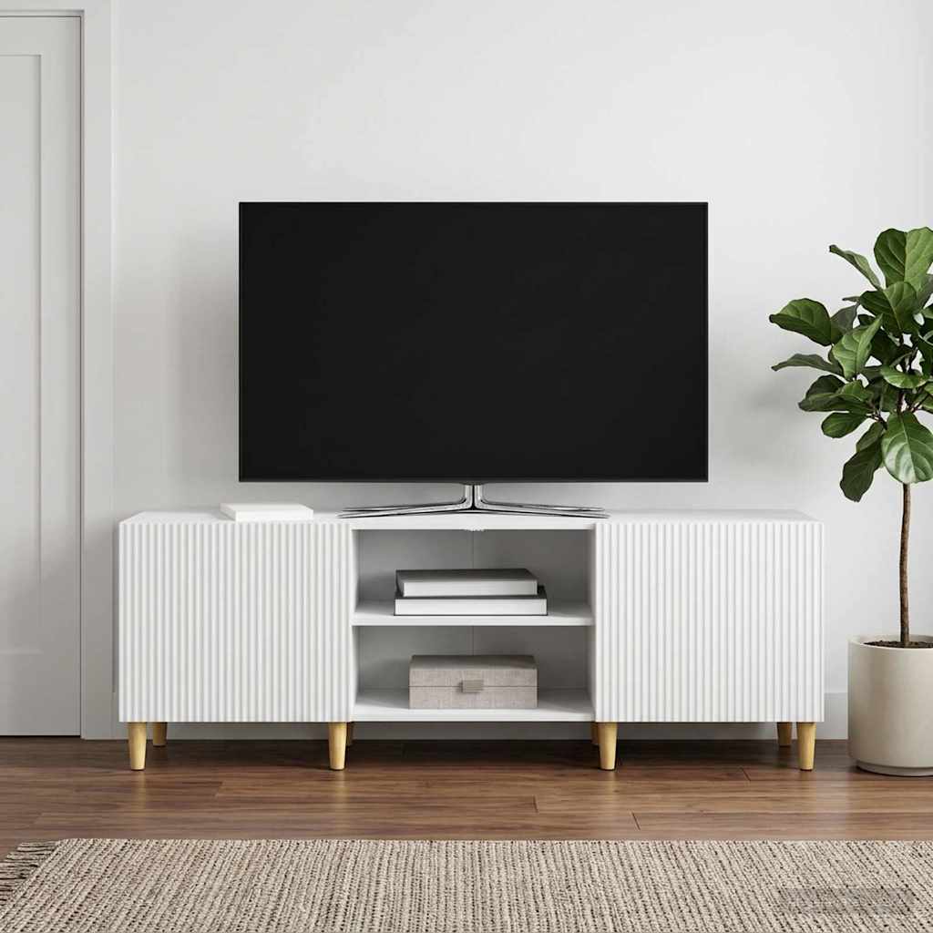 vidaXL TV Kast Wit 150 x 31 x 50 cm Bewerkt hout