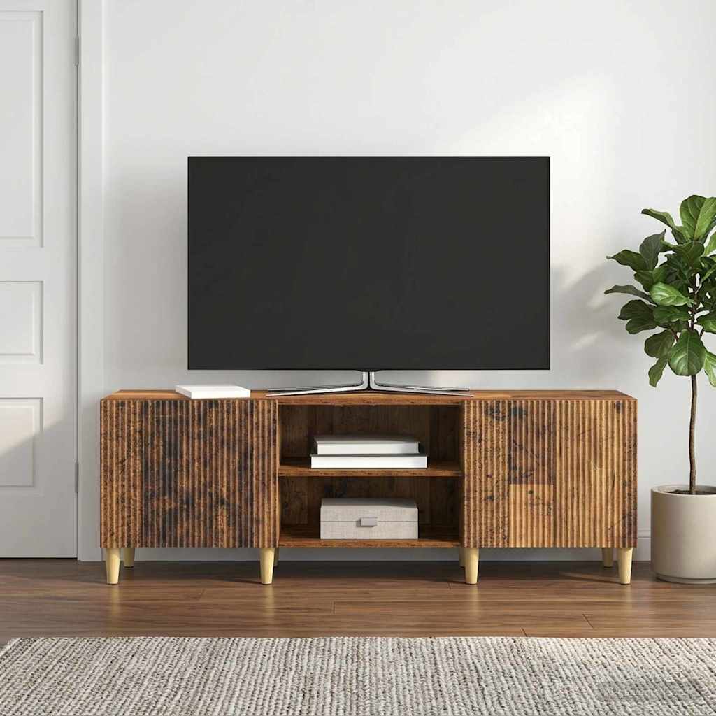 vidaXL TV Kast Wit 150 x 31 x 50 cm Bewerkt hout