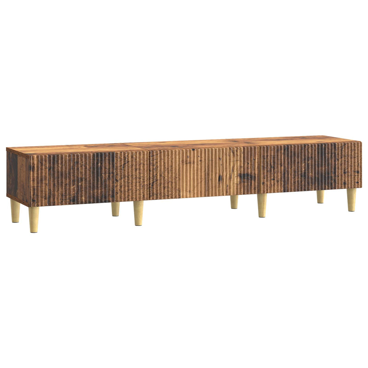 vidaXL TV Kast met lade Zwart 147 x 34,5 x 30 cm Bewerkt hout