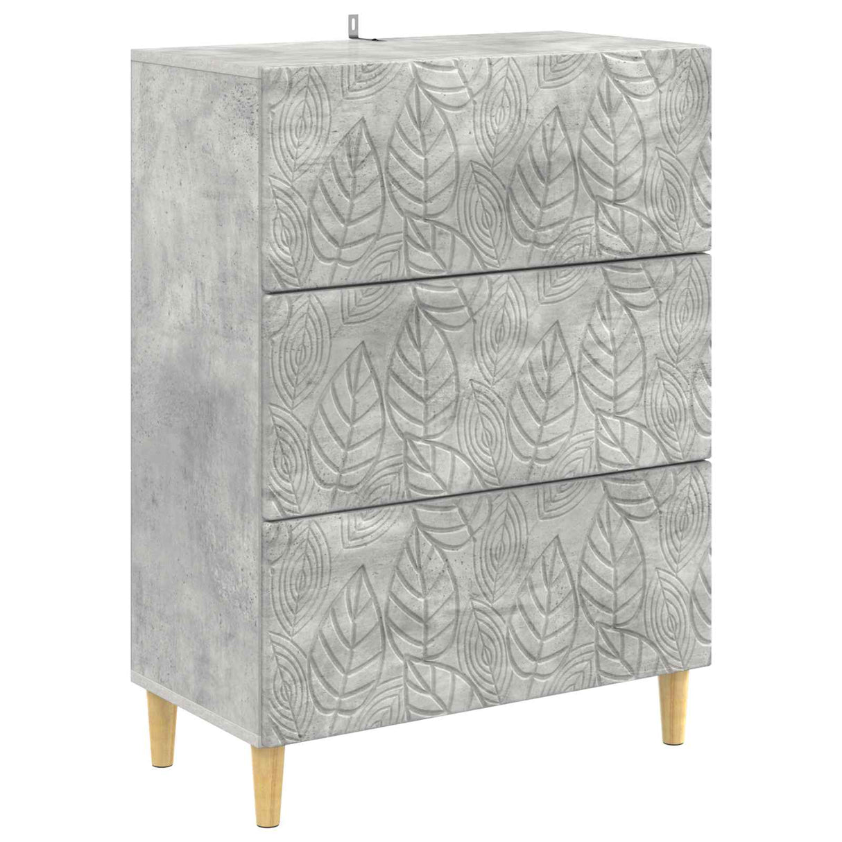 vidaXL Ladekast Wit 66 x 34,5 x 90 cm Bewerkt hout
