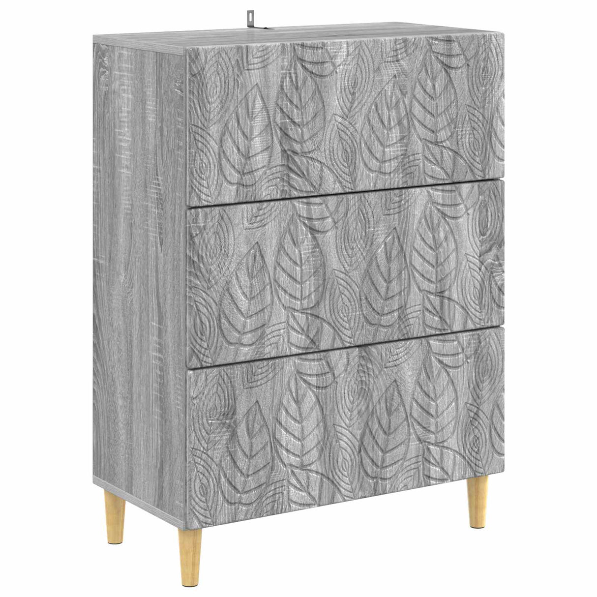 vidaXL Ladekast Wit 66 x 34,5 x 90 cm Bewerkt hout