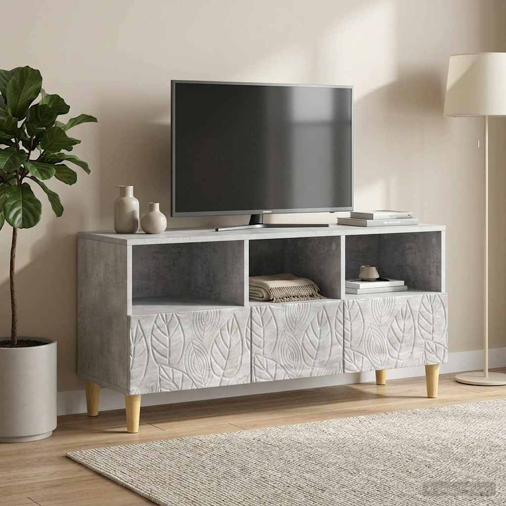 vidaXL TV Kast 102 x 34,5 x 50 cm Wit Bewerkt hout