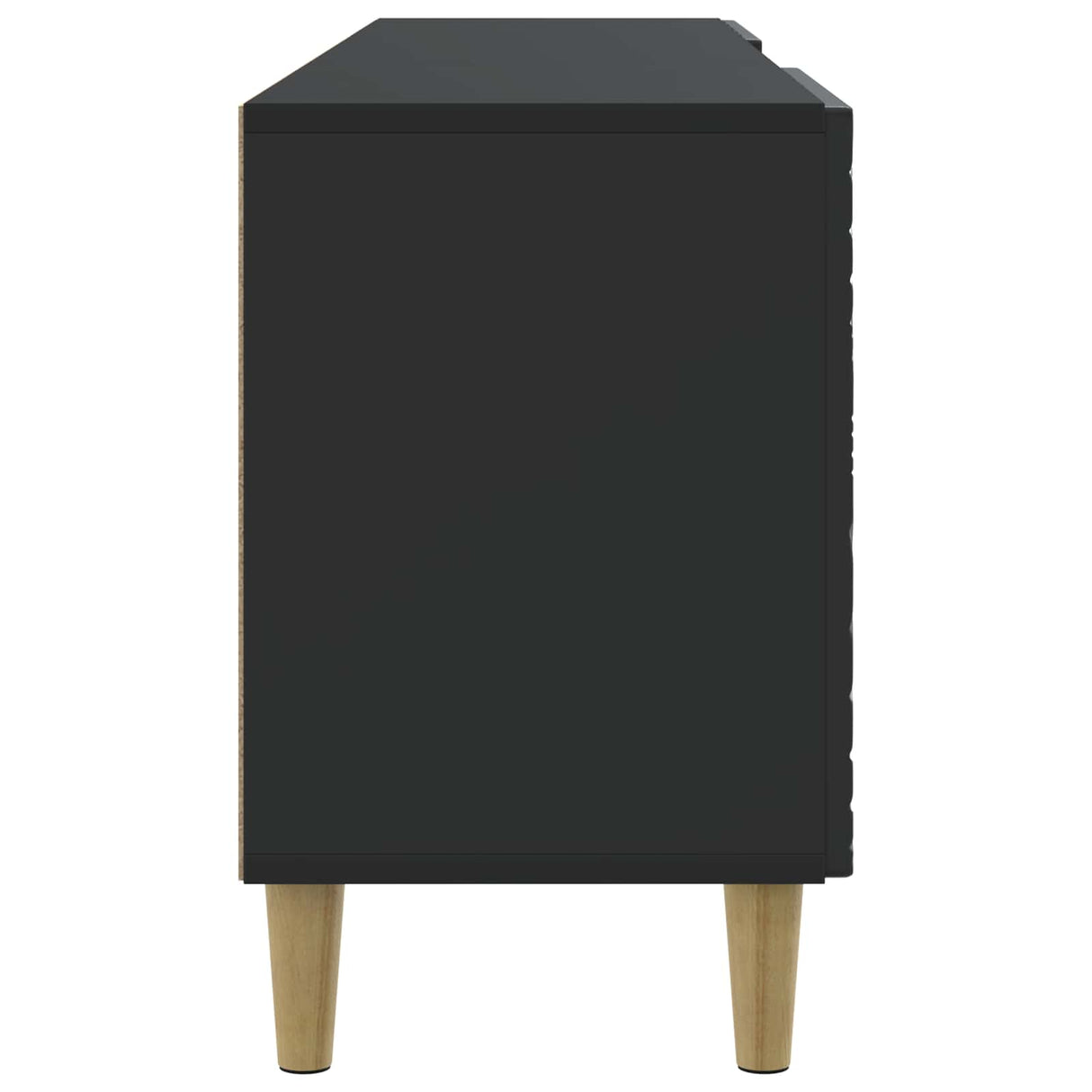vidaXL TV Kast 150 x 31 x 50 cm Zwart Bewerkt hout