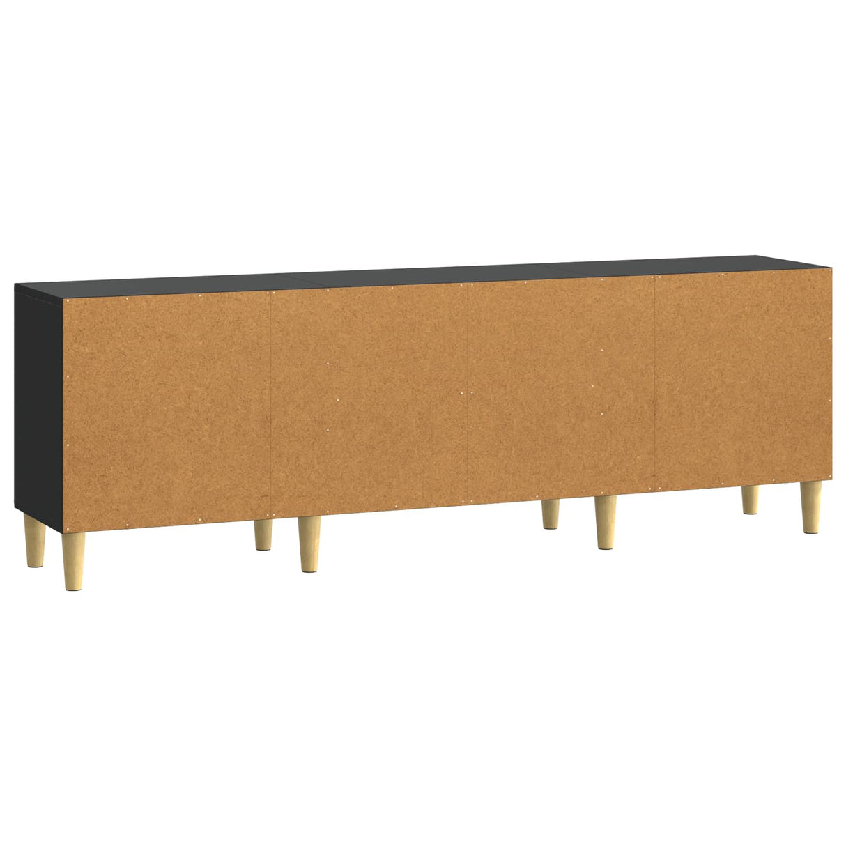 vidaXL TV Kast 150 x 31 x 50 cm Zwart Bewerkt hout