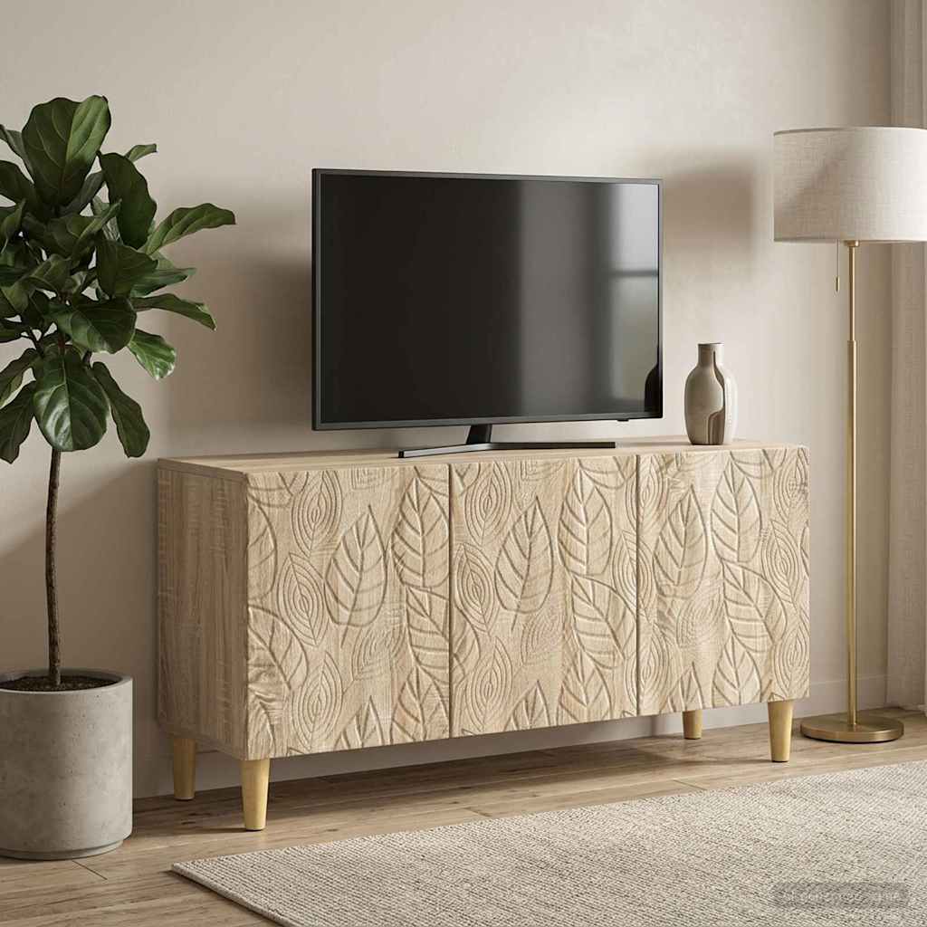 vidaXL TV Kast 99 x 34,5 x 50 cm Wit Bewerkt hout