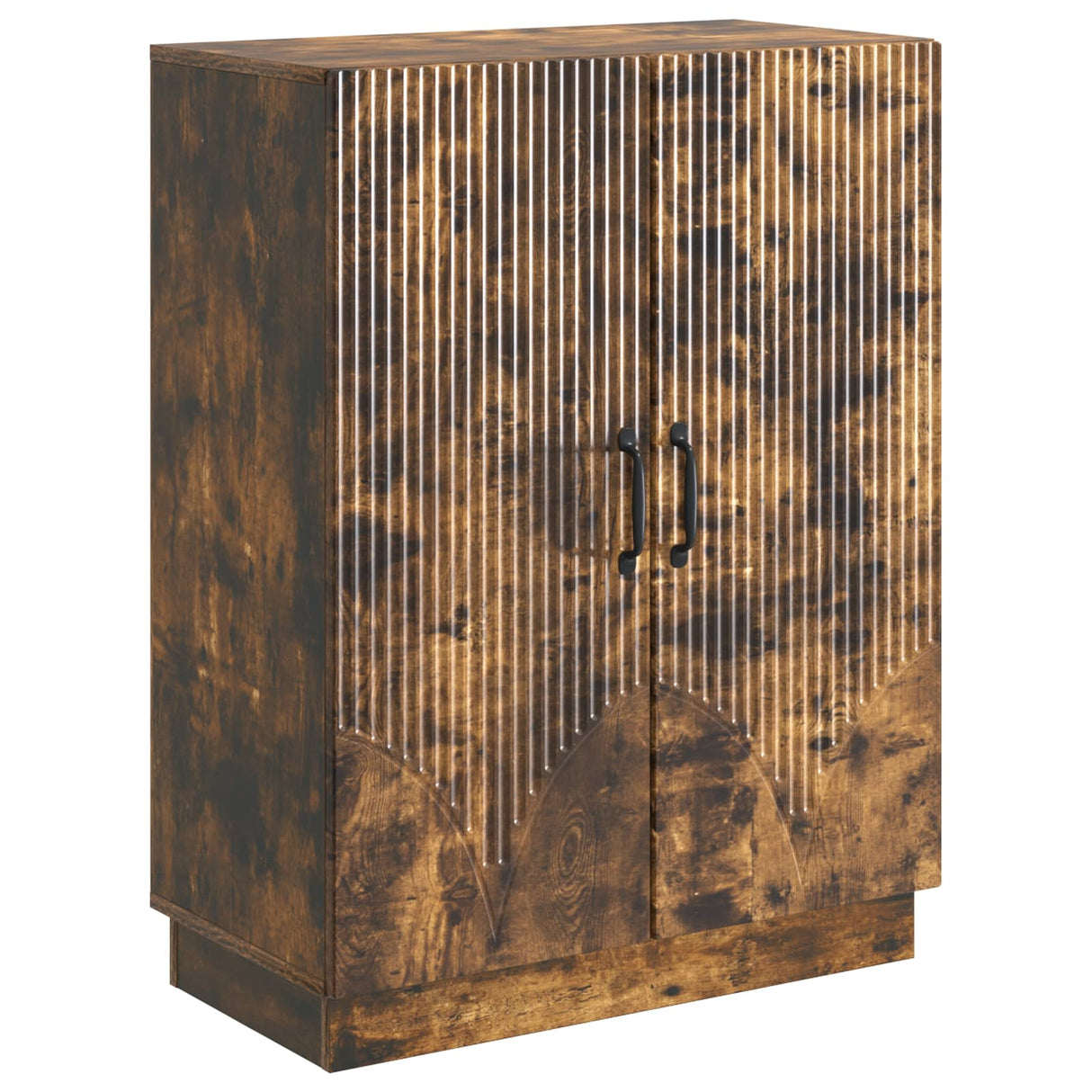 vidaXL Dressoir Zwart 66 x 34,5 x 87 cm Bewerkt hout