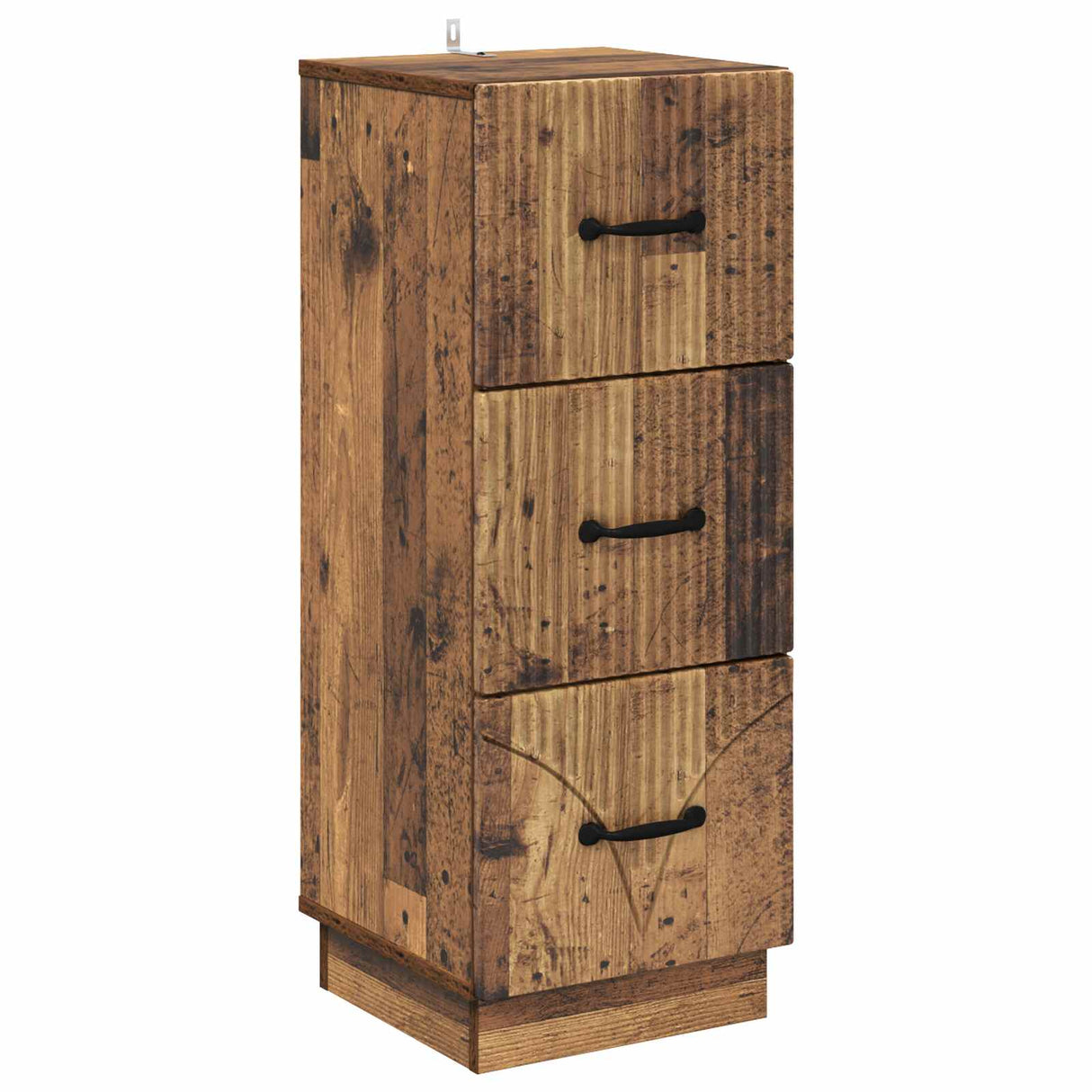 vidaXL Ladekast Zwart 33 x 34,5 x 87 cm Bewerkt hout