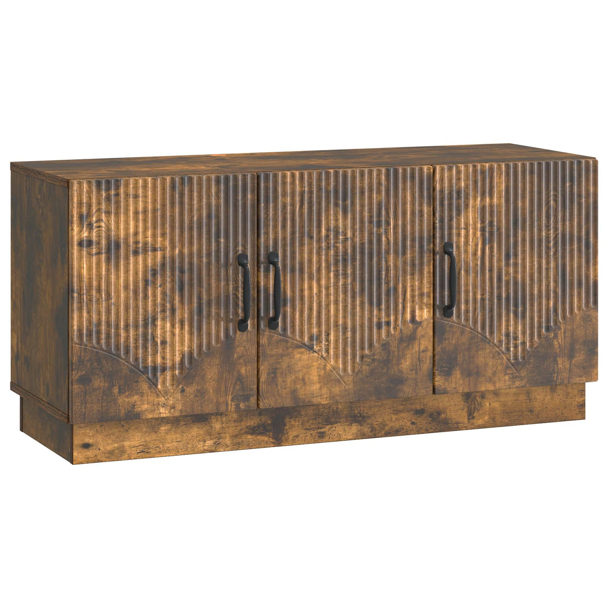 vidaXL TV Kast Zwart 99 x 34,5 x 47 cm Bewerkt hout