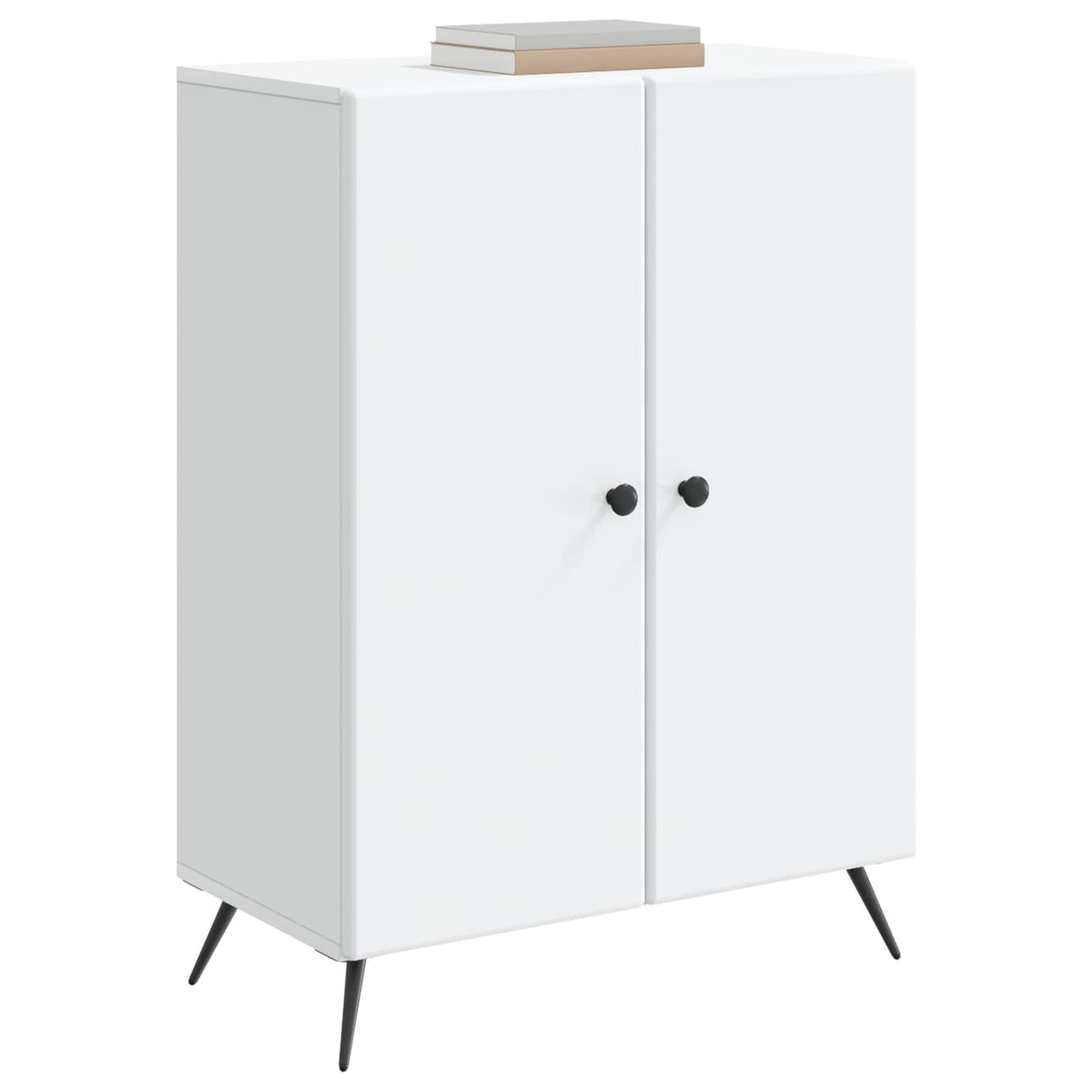 vidaXL Dressoir Wit 66 x 34,5 x 90 cm Bewerkt hout