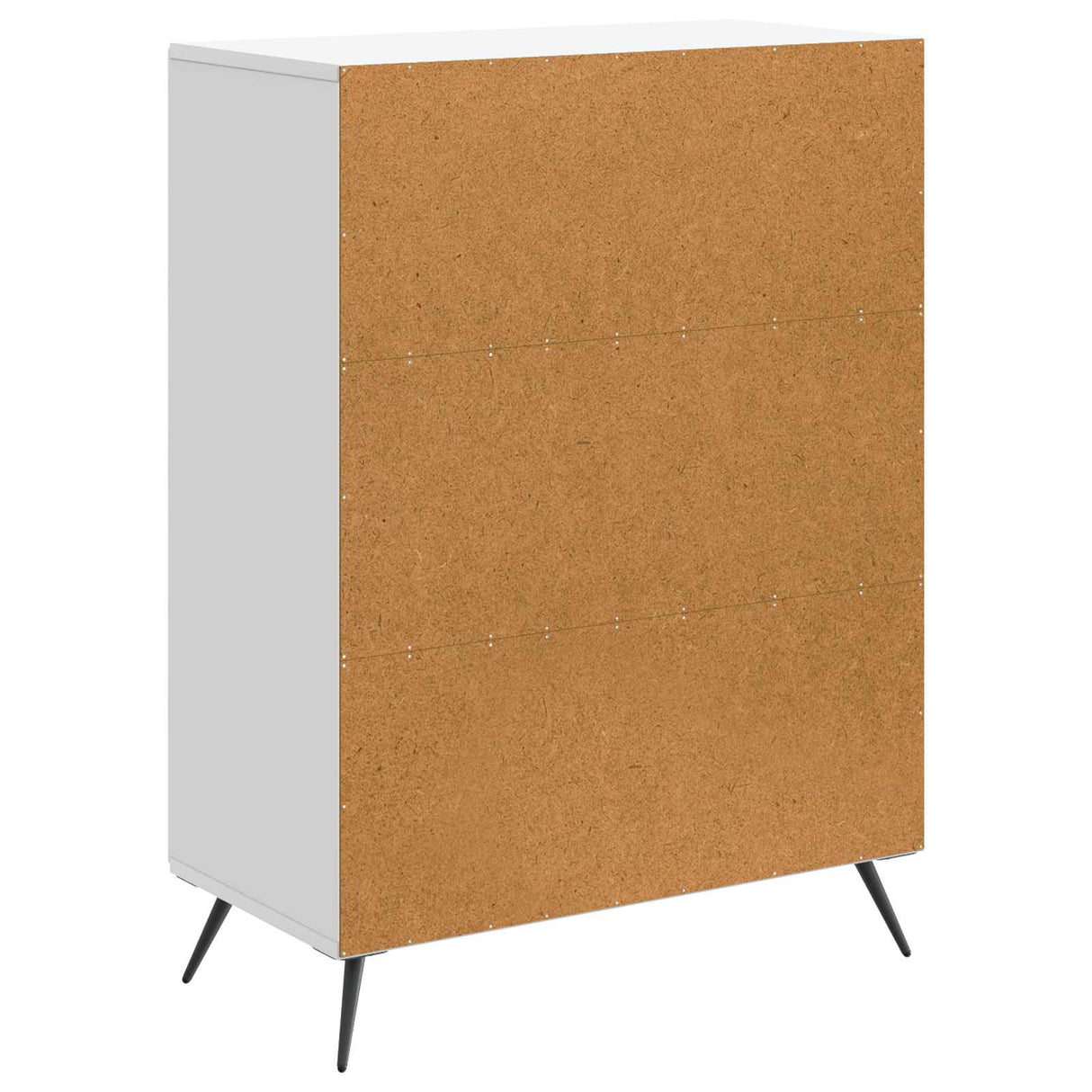 vidaXL Dressoir Wit 66 x 34,5 x 90 cm Bewerkt hout