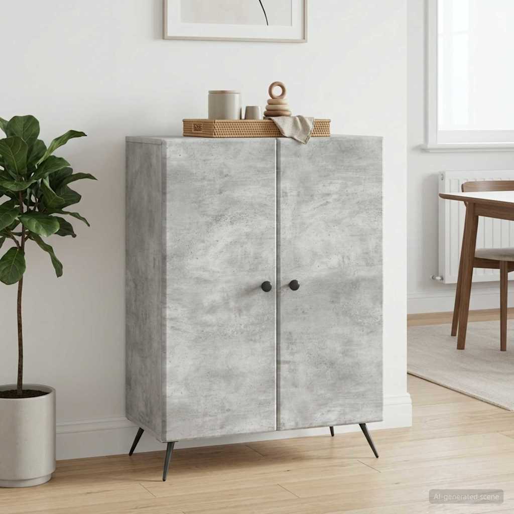 vidaXL Dressoir Wit 66 x 34,5 x 90 cm Bewerkt hout