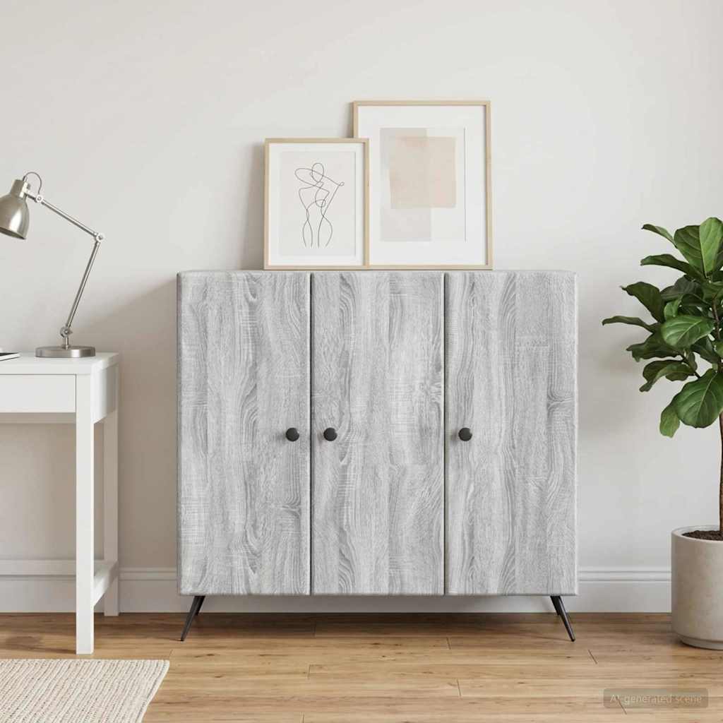 vidaXL Sideboard White 89 x 34.5 x 80 cm Engineered Wood
