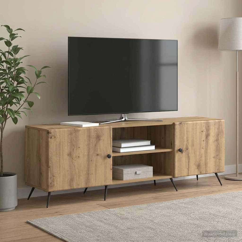 vidaXL TV Kast Wit 150 x 31 x 50 cm Bewerkt hout