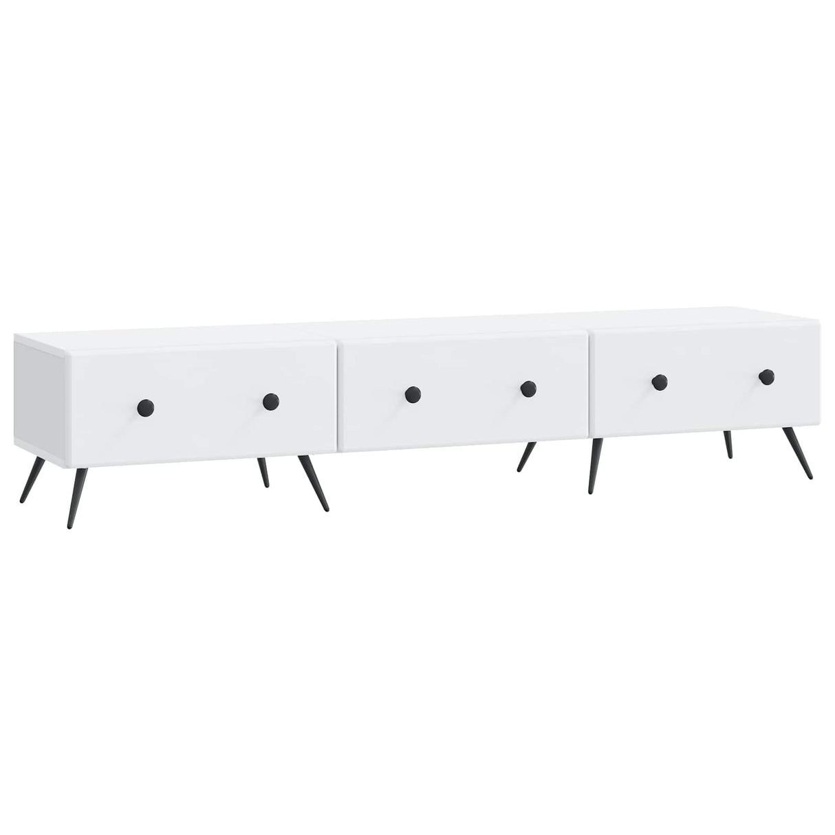 vidaXL TV Kast met lade Wit 147 x 34,5 x 30 cm Bewerkt hout