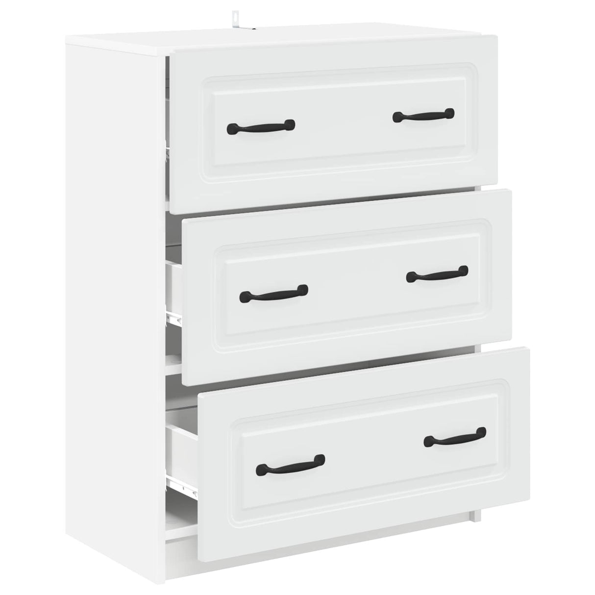 vidaXL Ladekast Wit 66 x 34,5 x 87 cm Bewerkt hout