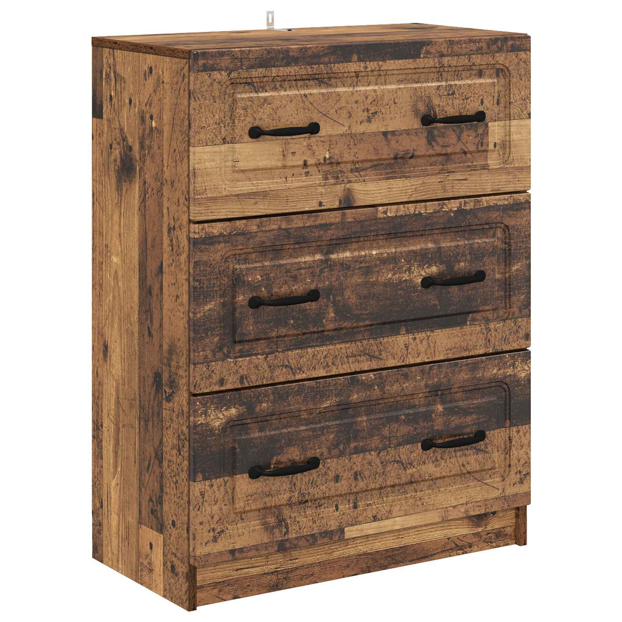 vidaXL Ladekast Wit 66 x 34,5 x 87 cm Bewerkt hout