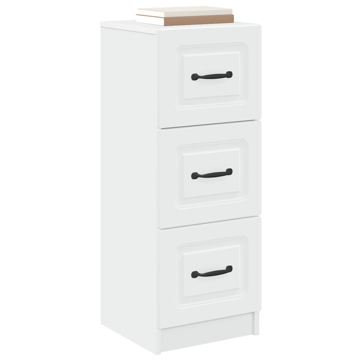 vidaXL Chest of Drawers White 33x34.5x87 cm Engineered Wood