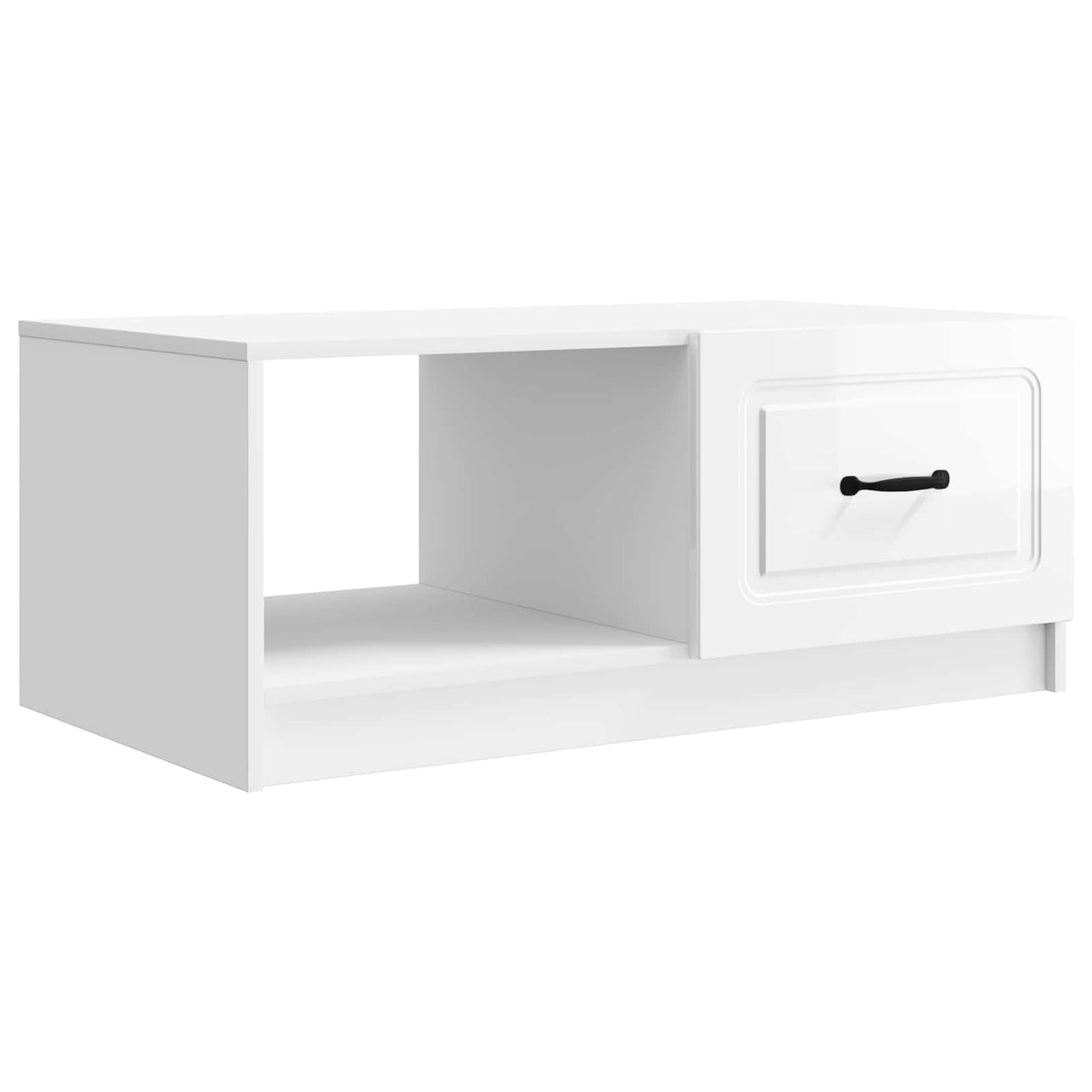 vidaXL Coffee Table Black 90 x 50 x 37 cm Engineered Wood