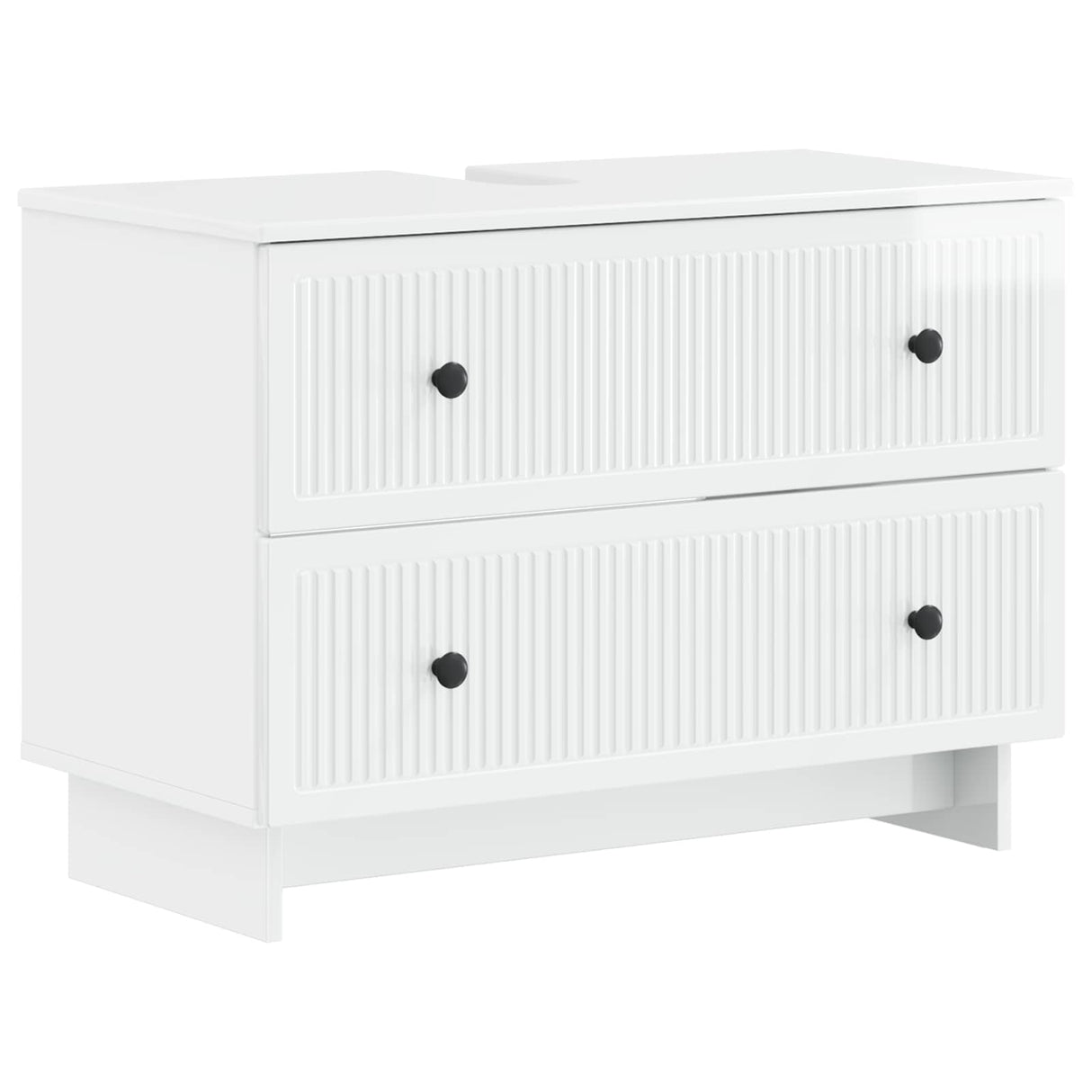 vidaXL EDE Bathroom Vanity Unit White 82 x 41 x 59 cm