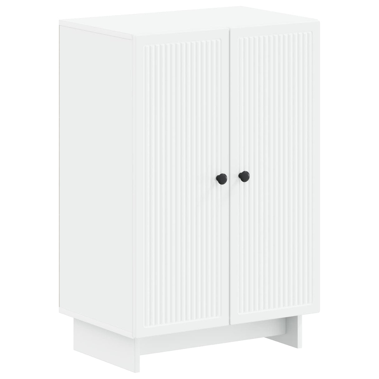 vidaXL Schoenenkast EDE 59,5 x 39,5 x 90 cm Bewerkt hout Wit