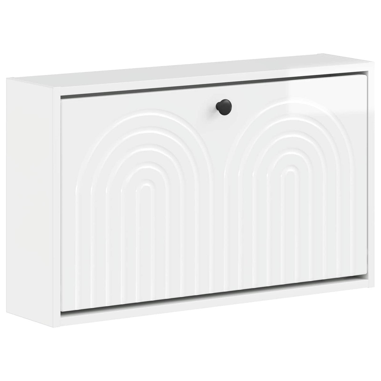 vidaXL Wall-Mounted Shoe Cabinet ALKMAAR 71 x 17 x 43 cm White